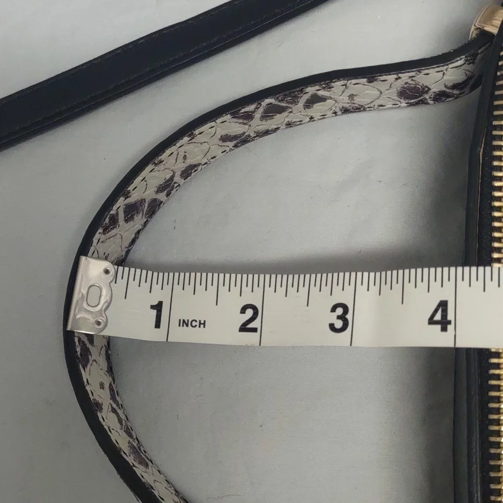 Giorgia Milani Designer Italian Snakeskin Print 100% Genuine Leather Handbag NWT - Picture 16 of 16